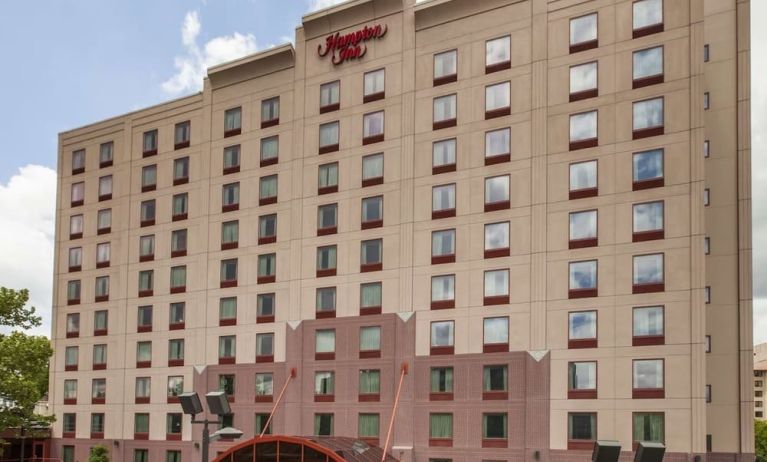 Hotel exterior at Hampton Inn New York - LaGuardia Airport.