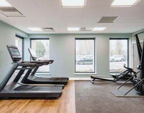 Fitness center at Graduate By Hilton Cambridge.