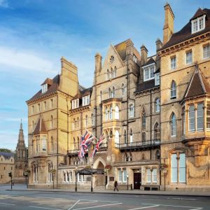 Hotel parking at The Randolph Hotel Oxford.