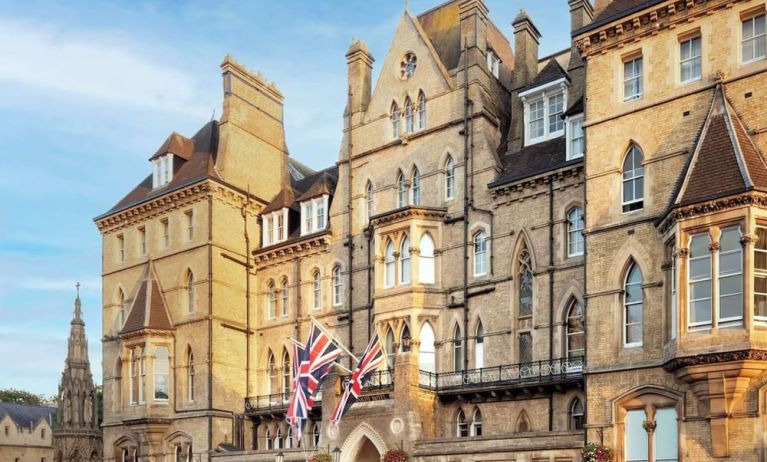 Hotel parking at The Randolph Hotel Oxford.