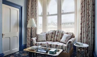 Lounge seating at The Randolph Hotel Oxford.