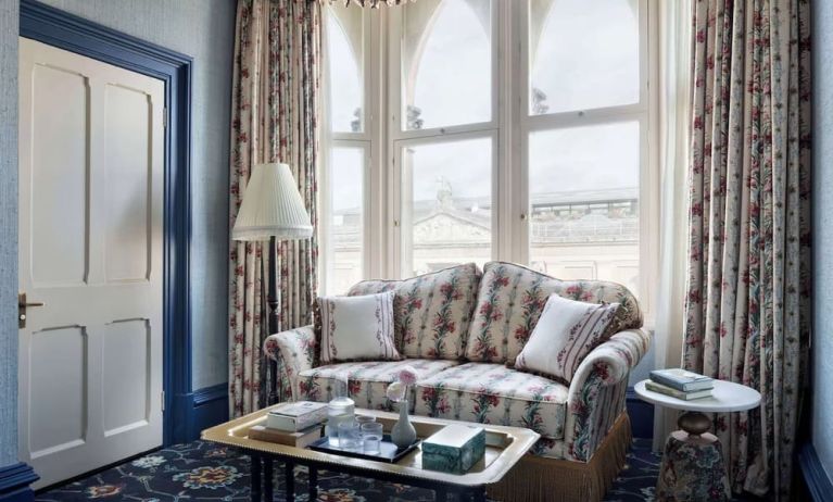 Lounge seating at The Randolph Hotel Oxford.