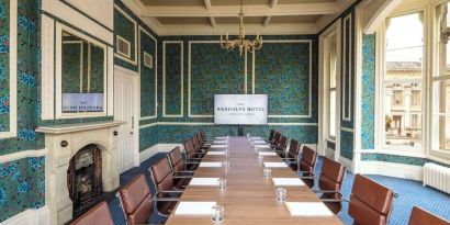 Meeting room at The Randolph Hotel Oxford.