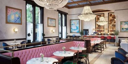 Dining room at The Randolph Hotel Oxford.