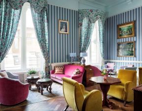 lounge area at The Randolph Hotel Oxford.