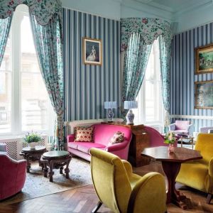 lounge area at The Randolph Hotel Oxford.