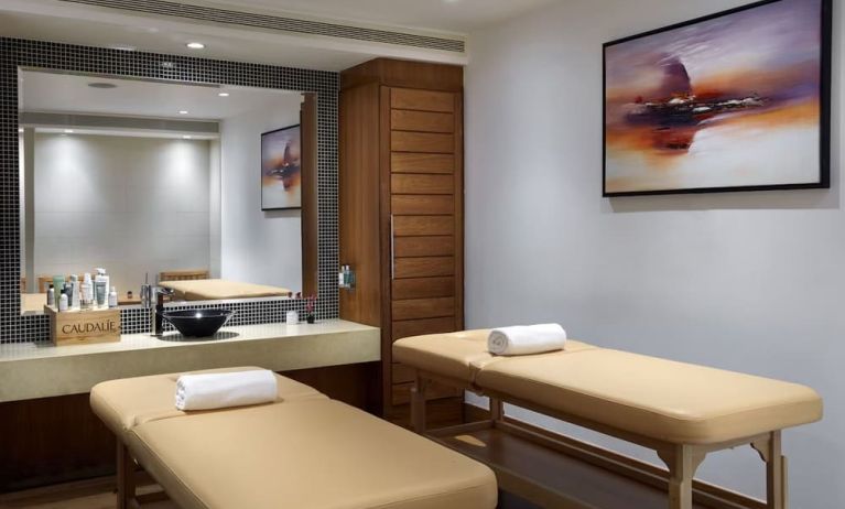 Spa treatments at Leonardo Royal Hotel London Tower Bridge.