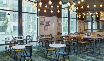 Dining area at Leonardo Royal Hotel London Tower Bridge.