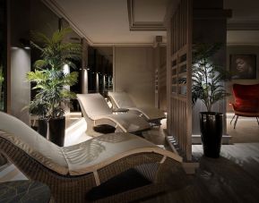 Spa with sauna at Leonardo Royal Hotel London City.