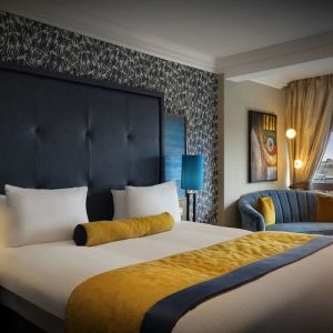 King room at Leonardo Royal Hotel London City.