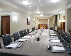 Professional meeting room at Leonardo Royal Hotel London City.