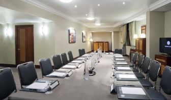 Professional meeting room at Leonardo Royal Hotel London City.