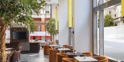 Dining area at Leonardo Royal St Paul's Hotel.