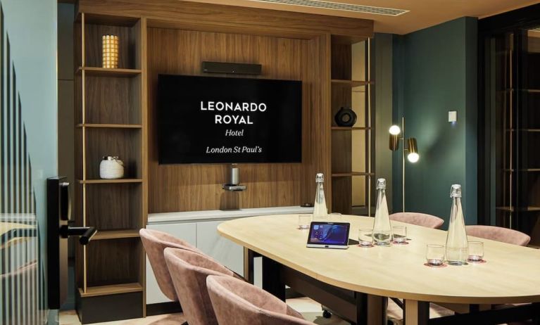 Meeting room at Leonardo Royal St Paul's Hotel.