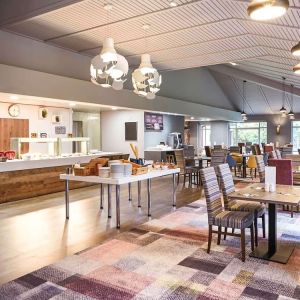 Dining area at Novotel Manchester West.