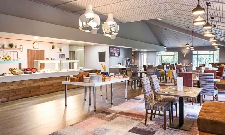 Dining area at Novotel Manchester West.