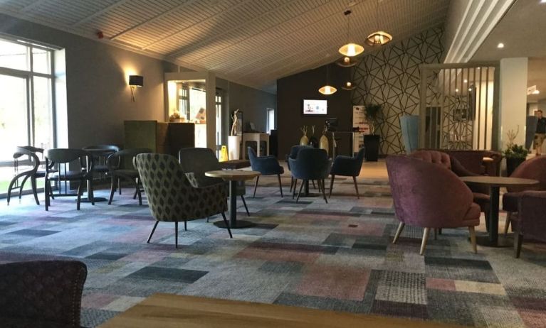 Lobby lounge at Novotel Manchester West.