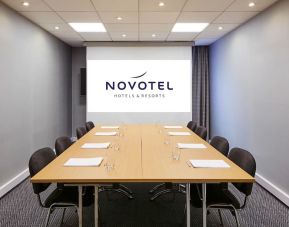 Professional meeting room at Novotel Manchester West.