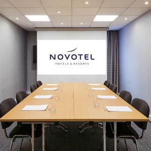 Professional meeting room at Novotel Manchester West.