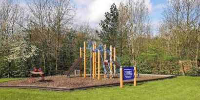 Outdoor playground at Novotel Manchester West.