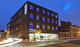 Hotel exterior at Bloc Hotel Birmingham.