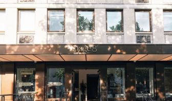 Hotel entrance at Page8, Page Hotels.