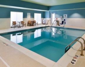 Refreshing indoor pool at Holiday Inn Express & Suites Ottumwa.