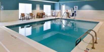 Refreshing indoor pool at Holiday Inn Express & Suites Ottumwa.