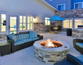 BBQ/picnic area at Residence Inn Champaign.