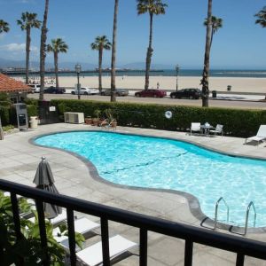 Refreshing outdoor pool at Hotel Milo.