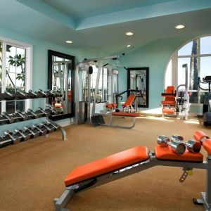 Fitness center available at Hotel Milo.