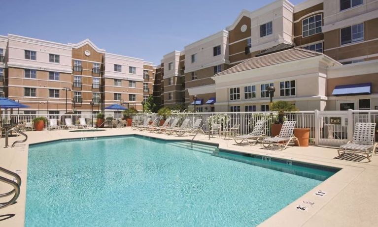 Refreshing outdoor pool at Hyatt House Pleasant Hill.