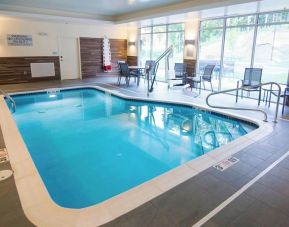 Refreshing indoor pool at Fairfield Inn And Suites Cambridge Ohio.