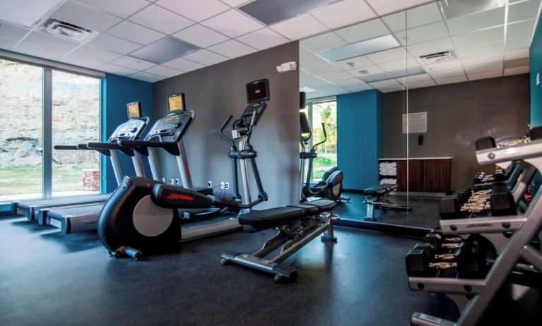 Fitness facility available at Fairfield Inn And Suites Cambridge Ohio.