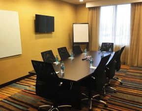 Meeting room at Fairfield Inn And Suites Cambridge Ohio.