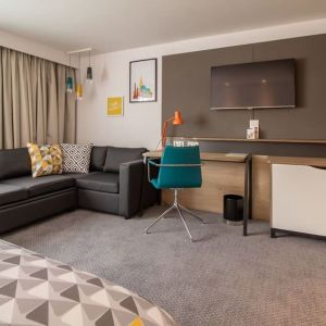 Day use room work station with lounge area at Holiday Inn Leicester-Wigston.