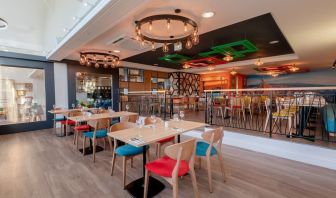 Dining area at Holiday Inn Leicester-Wigston.