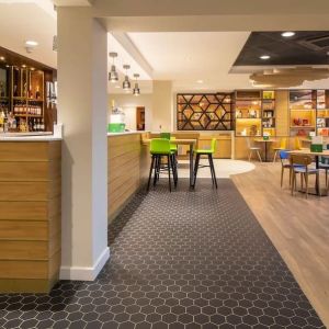 Hotel bar at Holiday Inn Leicester-Wigston.