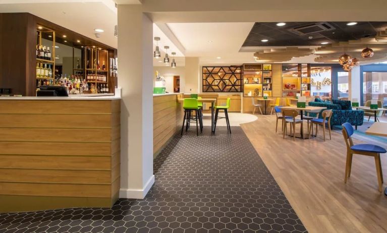 Hotel bar at Holiday Inn Leicester-Wigston.