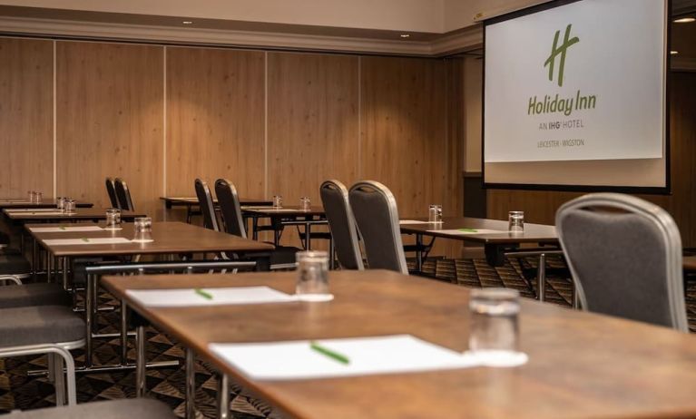 Professional meeting room at Holiday Inn Leicester-Wigston.