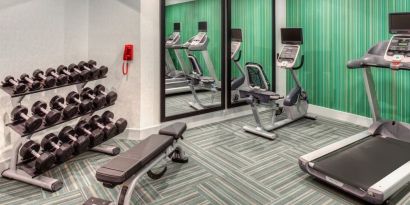 Fitness center at Holiday Inn Express Newberg - Wine Country.