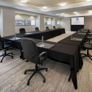 Professional meeting room at Hyatt Regency Milwaukee.