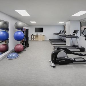 Fitness center available at Hyatt Regency Milwaukee.