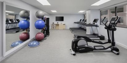 Fitness center available at Hyatt Regency Milwaukee.