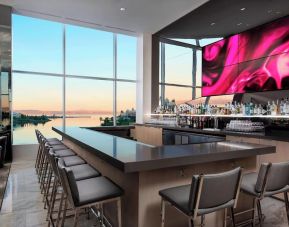 Hotel bar at AC Hotel By Marriott SFO/Oyster Point Waterfront.