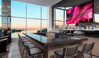 Hotel bar at AC Hotel By Marriott SFO/Oyster Point Waterfront.