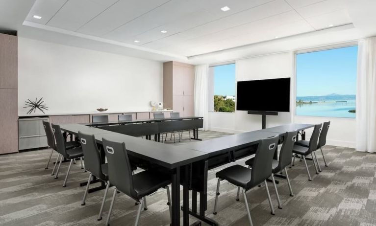 Meeting room at AC Hotel By Marriott SFO/Oyster Point Waterfront.