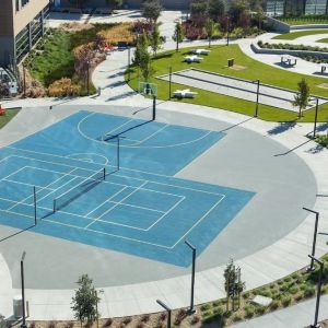 Tennis court available at AC Hotel By Marriott SFO/Oyster Point Waterfront.