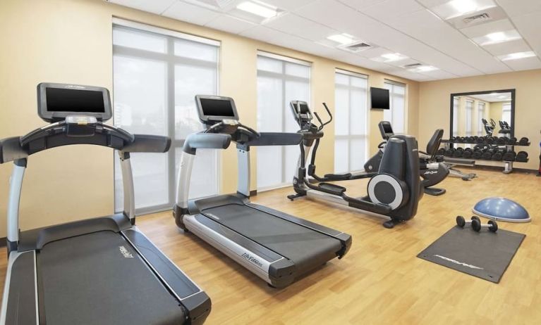 Fitness center available at Hyatt Place Jacksonville / St. Johns Town Center.