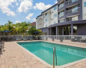 Refreshing outdoor pool at Courtyard By Marriott Tampa Oldsmar.